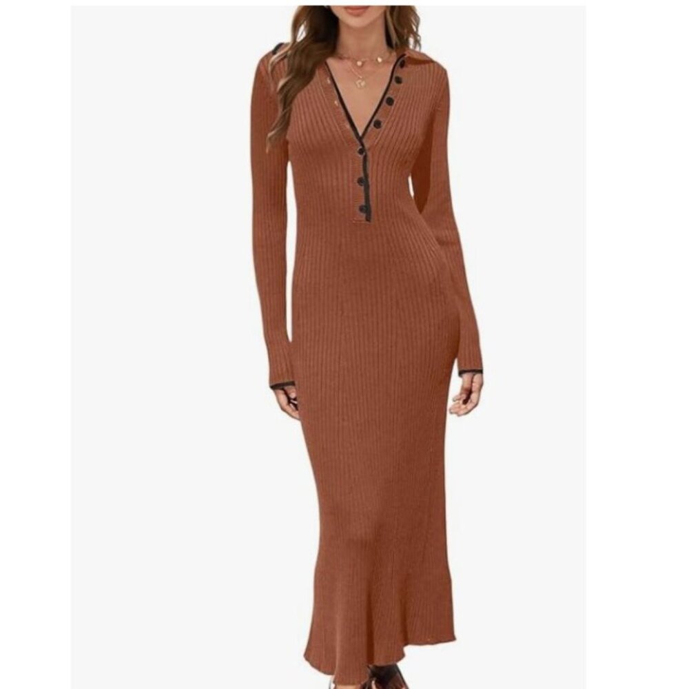 MEROKEETY SWEATER DRESS